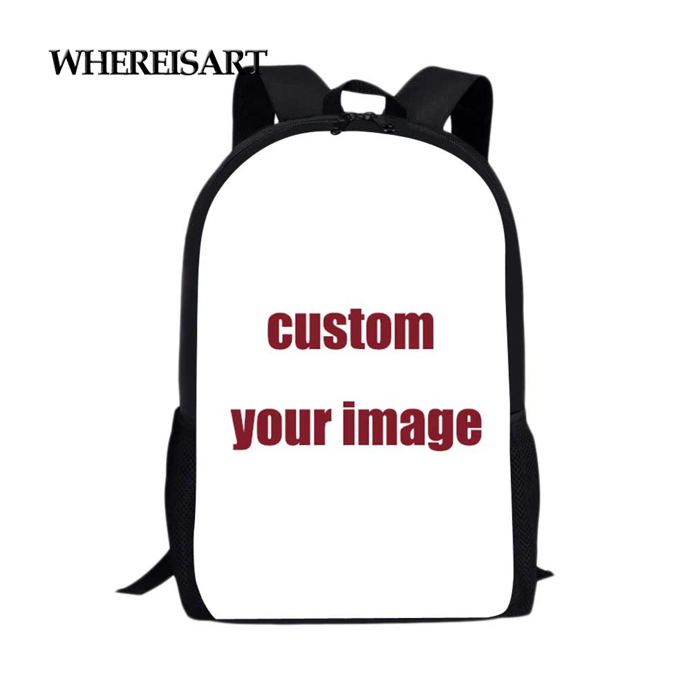 

WHEREISART Jurassic World Printing Backpack School Bag Teenage Large Capacity Student Rucksack Casual Travel Laptop Bag Mochila