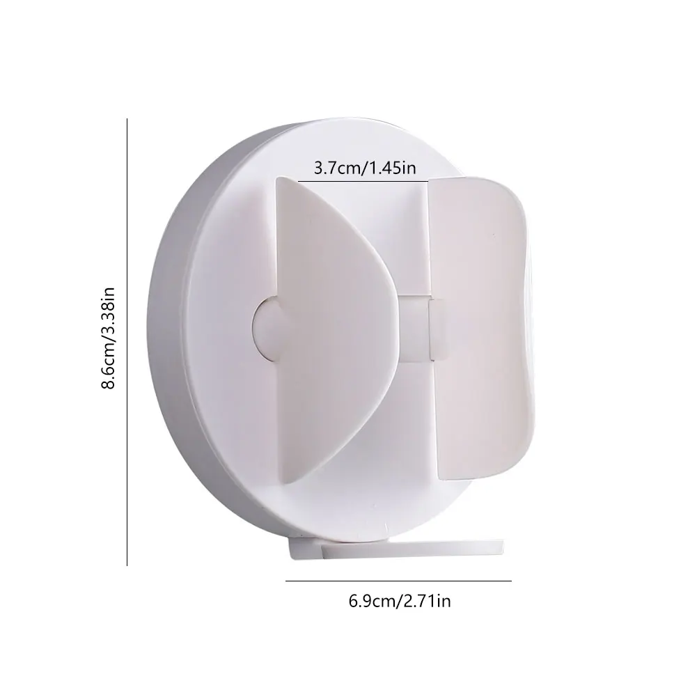 

2PCS Electric Toothbrush Holder Non-Perforated Wall Mounted Plastic Toothbrush Stand Suitable For Smooth Surfaces Ceramic Tiles