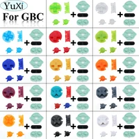 yuxi plastic on off button power d pads a b keypad buttons for gameboy color for gbc with rubber conductive button