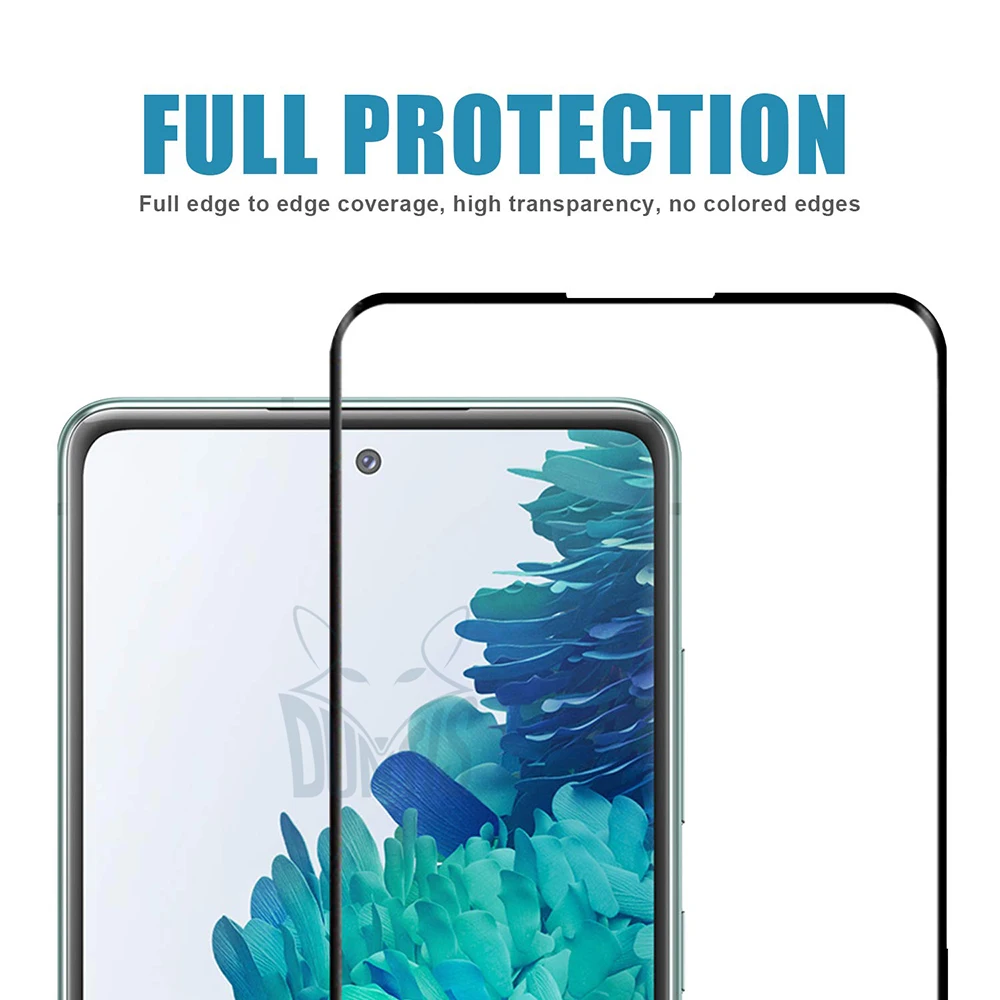 9D Tempered Glass for Samsung Galaxy S20 S21 FE 5G Full Screen Protector Film for Galaxy S20 FE High Quality Protection Glass