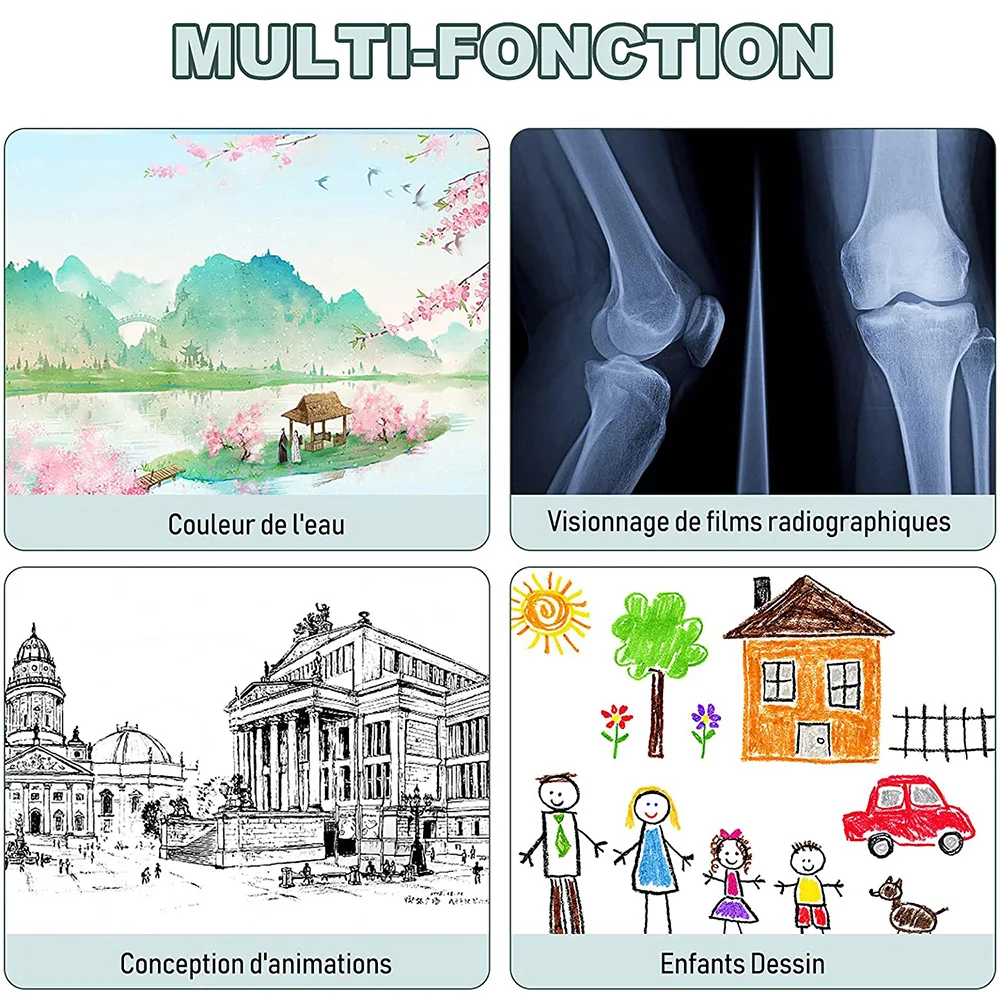 Полка для рисования супертонкая светодиодсветодиодный подсветка A5 USB 3 уровня