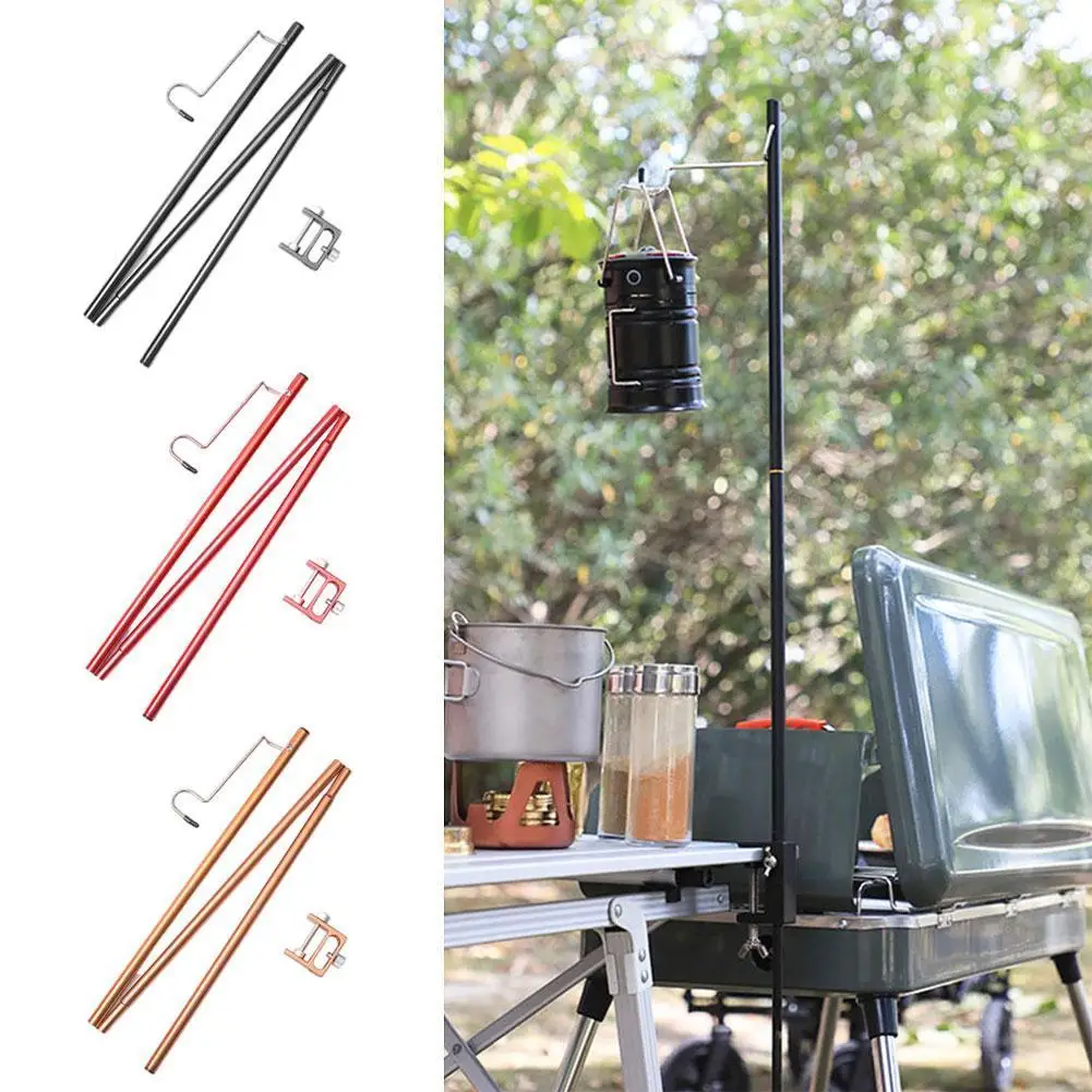 

Уличная Складная световая палатка для кемпинга, лампа из алюминиевого сплава, рыболовная портативная Подвесная лампа, фиксирующий кронште...