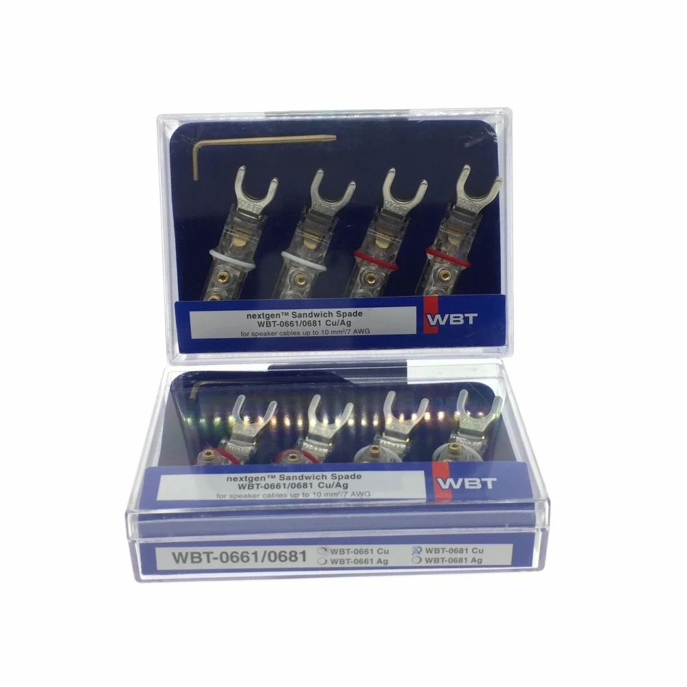 Hi end WBT 0681 AG Серебристые Y образные разъемы для сварки колонок образный Звуковой