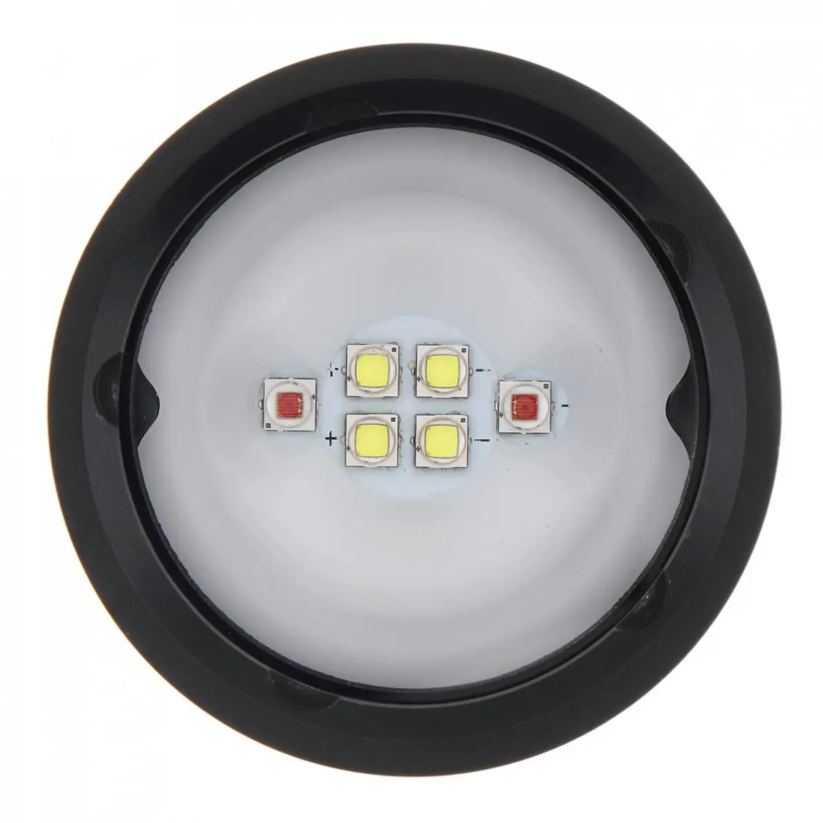 Светодиодный вспышка светильник фонарь 100 м подводный 8000 Люмен 4 XML2 + 2 красный