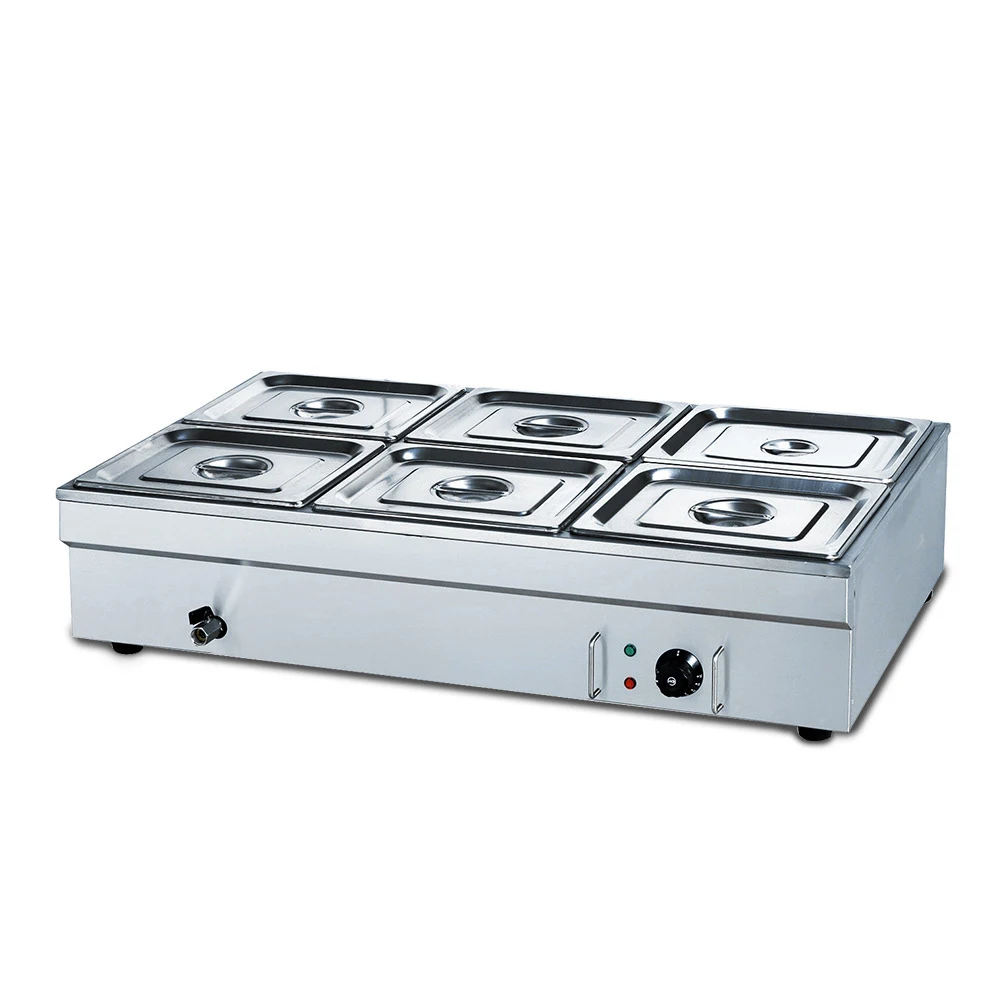 BS-6B шесть горшков Электрический Теплоизоляционный бассейн для супа из