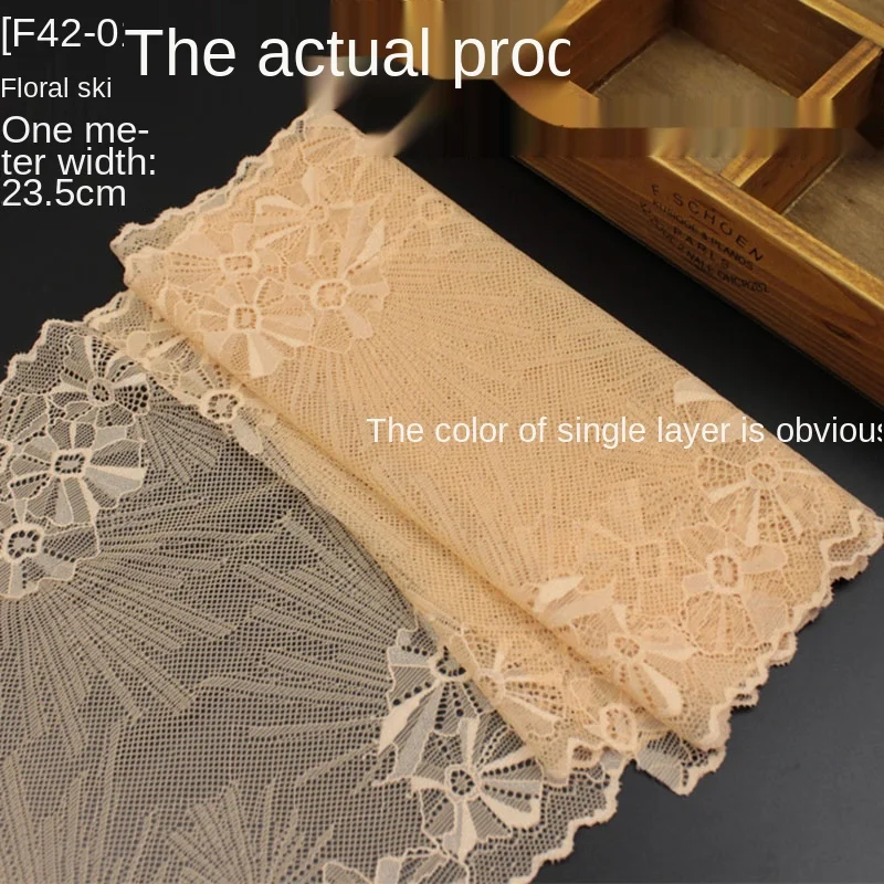 

Lace Fabric 2020 Stretch Wide Lace Accessories DIY Handmade Decoration Curtain Tablecloth Sofa Skirt Pants Clothes Sewing