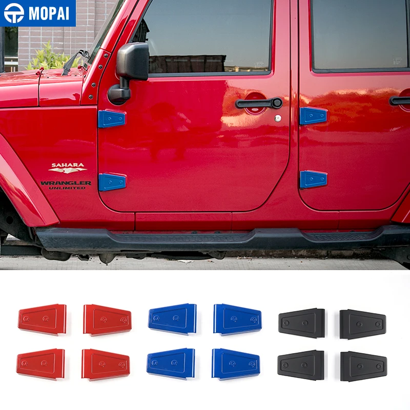 

Декоративные наклейки MOPAI на дверные петли и капот двигателя для Jeep Wrangler 2007