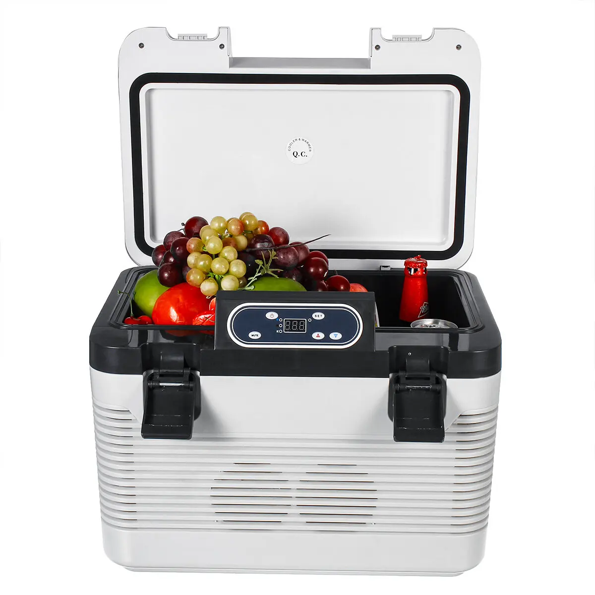 

Car Fridge Portable DC 12V 24V 19L Refrigerator with Freezer Cooler Portable Outdoor Picnic