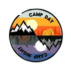 Забавные автомобильные наклейки 13 см x 13 см для лагеря, холодильника, красивая наклейка, водонепроницаемый 3D виниловый материал для JDM SUV RV украшение