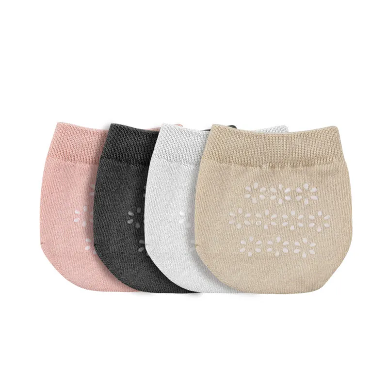 

2pieces=1pair Ladies Pedicure Socks Mesh Thin Sole Silicone Non-Slip Forefoot Half Pads Sweat-Absorbent Breathable Foot Care