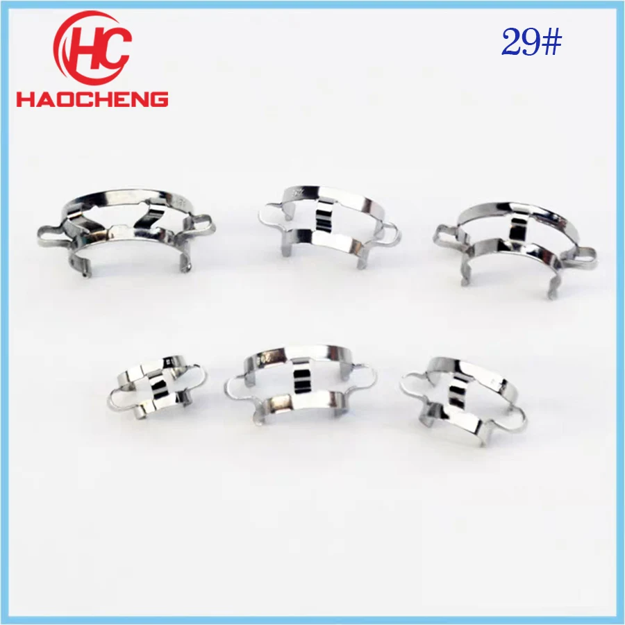 

Free shipping #29 Metal Keck Clamp Ground Joints 10 pcs