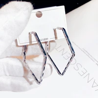 2022 new geometric irregular womens earrings exaggerated temperament personality all match cold wind womens earrings