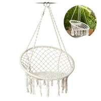 150kg nordic cotton rope hammock hanging chair for children adults hanging chair