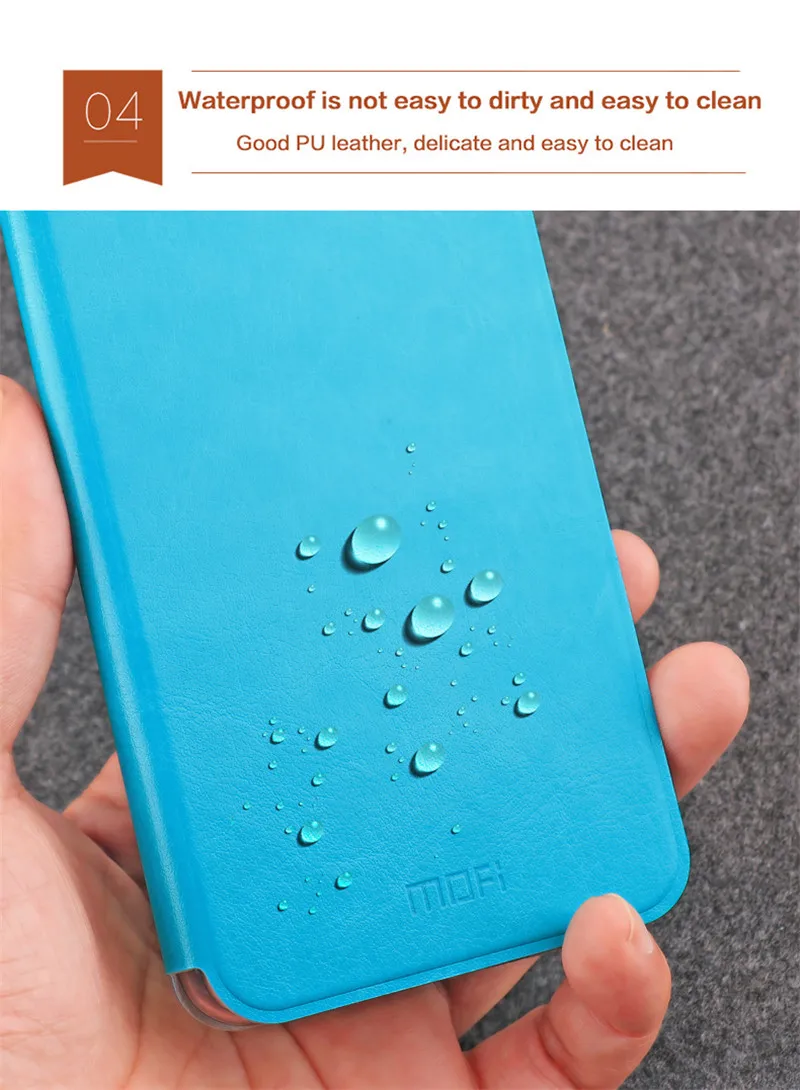 Чехол MOFI для huawei P30 P20 Pro Чехол для Honor play Флип из искусственной кожи чехол тонкий силиконовый чехол для huawei Honor v20 9 8X10 Чехол