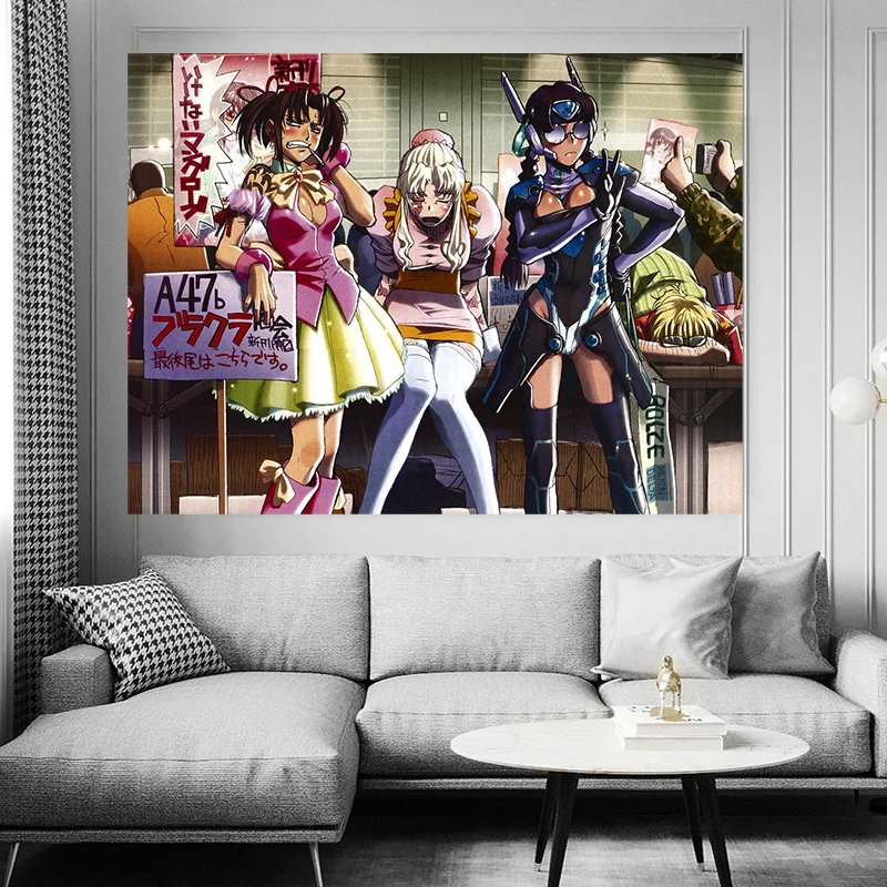 Плакат японского аниме Черная Лагуна Revy украшение художественный Декор живопись