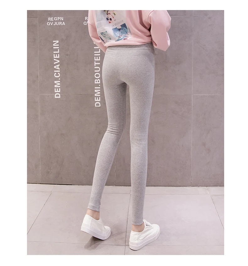 Весенние леггинсы с V-образным вырезом и низкой талией для беременных Осенняя