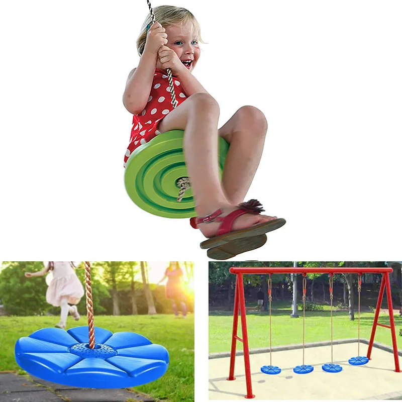 

Kid Monkey Disc Swing Seat Indoor Garden Backyard Accessory Bear 150kg