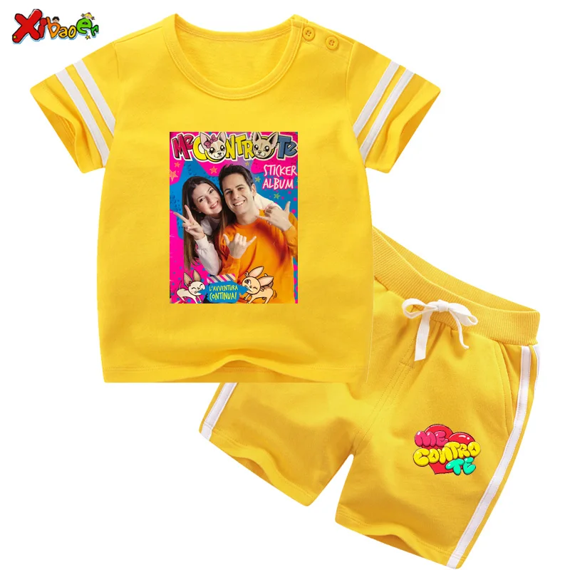 Girl Set Toddler Baby Clothing Kids Sportswear Clothes Fashion Summer Suit Sport Children T Shirt+shorts Cool  Boys Clothing