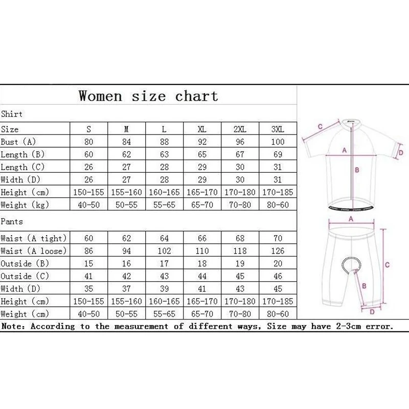 

2022 Female Office Wear PEPPERMIN Women Cycling Suit Rose Red Color Cycle Jersey And Bib Shorts Tricota Ciclismo Mujer MTB Shirt