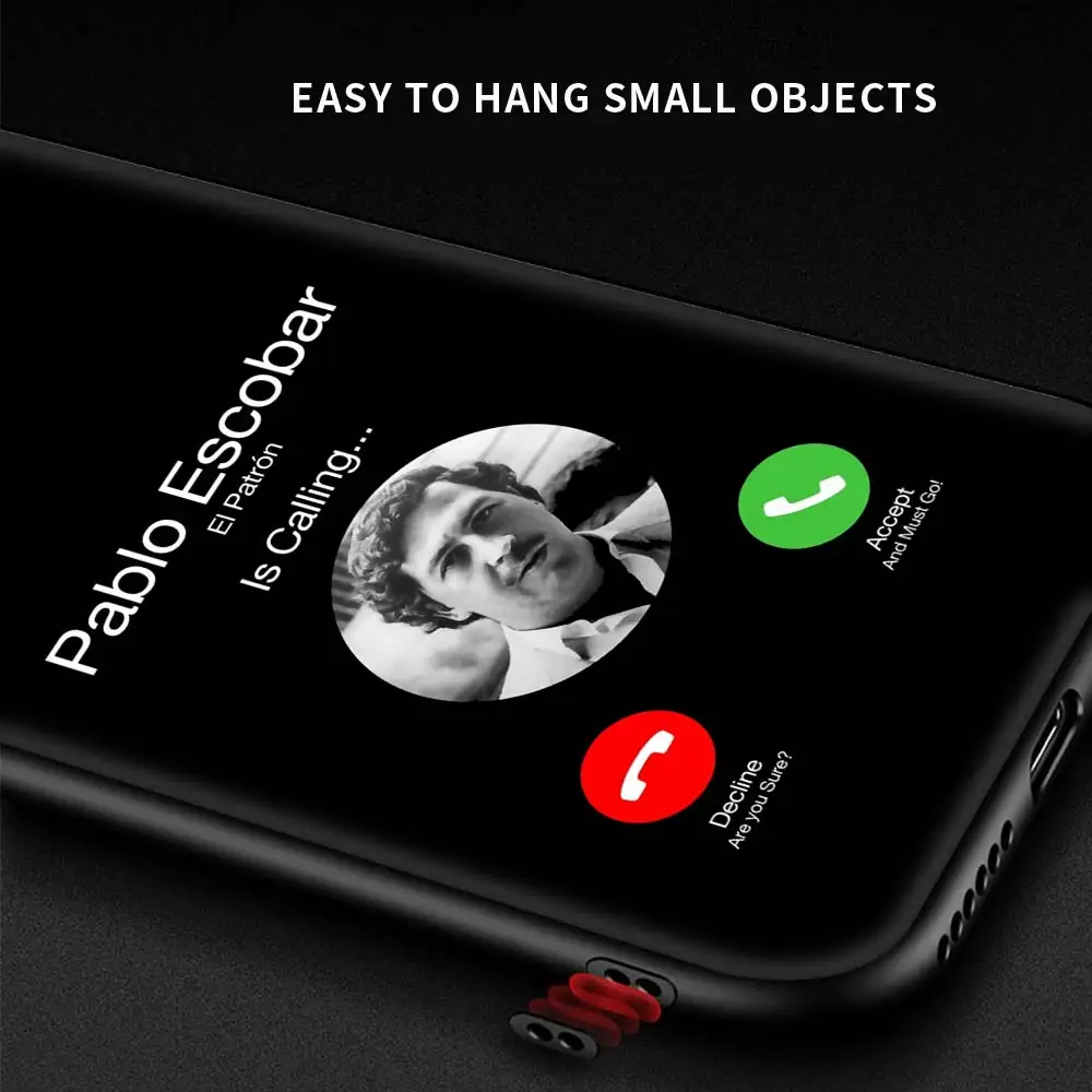 

Silicone Phone Case for Xiaomi Redmi Note 9S 8 Pro 9 8T 7 9A 9C 7A 8A K40 10 Pro Luxury Cover Narcos TV Series Pablo Escobar