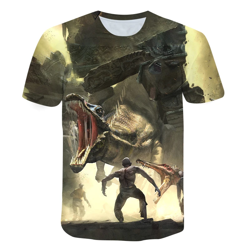 

New Jurassic Park 3D Print T-shirt Jurassic World Dinosaur Men Women Fashion T Shirt Kids Children Tshirt Tops Boy Girl Clothing