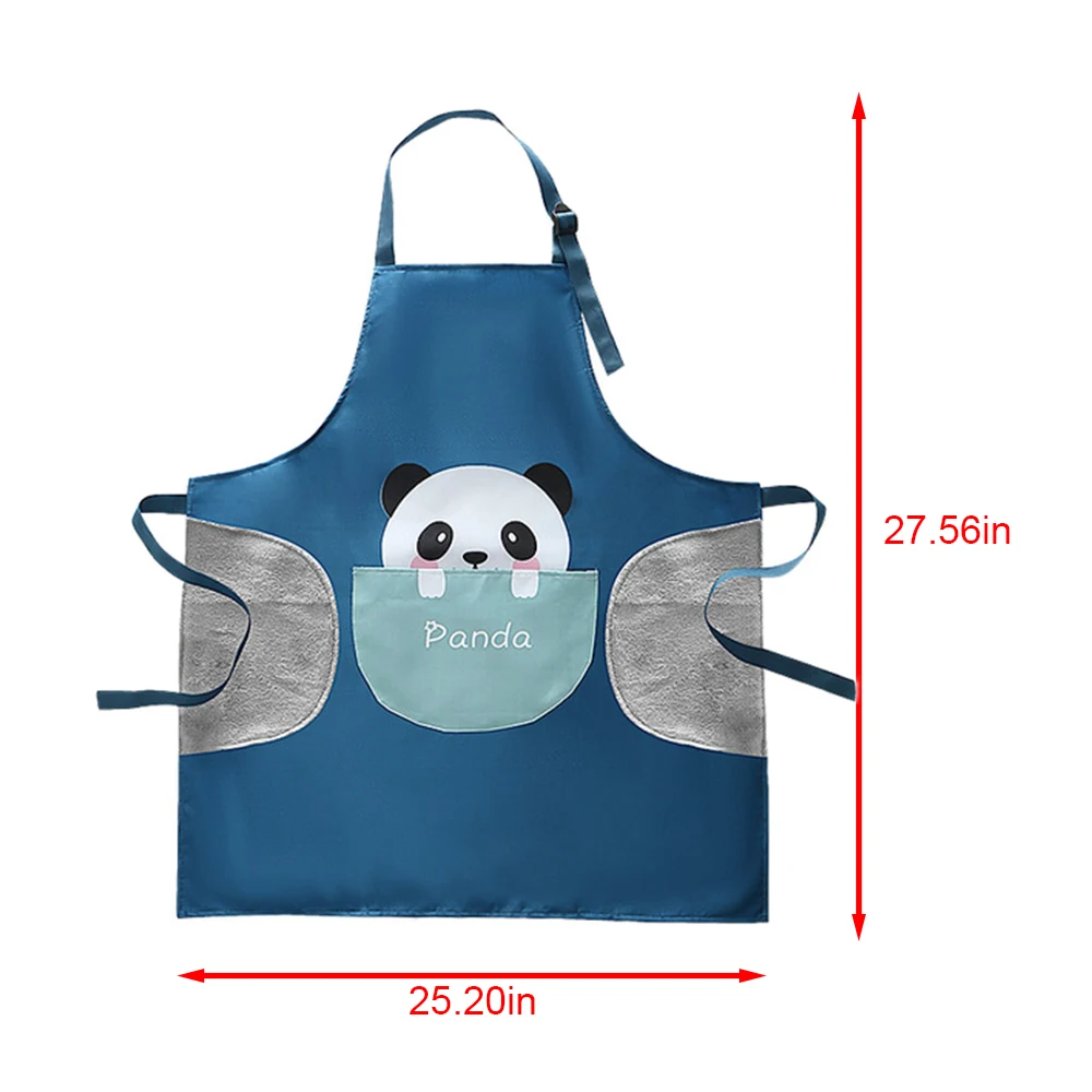 

Apron Kitchen Cooking And Washing Dishes Anti Oil Big Pocket Housework Apron Household Cleaning Tools Kitchen Cooking Apron