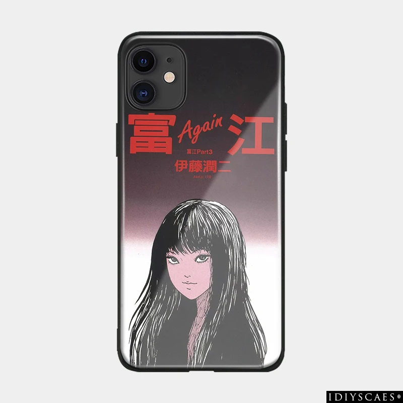 Tomie Kawakami Junji Ito стеклянный Мягкий силиконовый чехол для телефона Apple iPhone 6 6S 7 8 Plus X XR