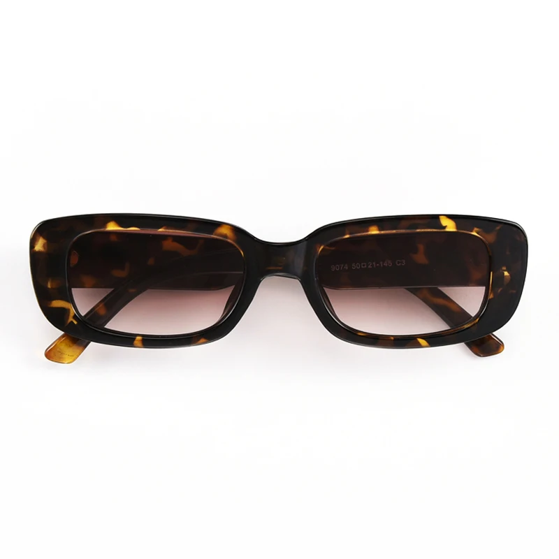 

Small Rectangle Sunglasses vintage shades for women candy color Eyewear mirror Square sun glasses retro Flat Top Clear Lens