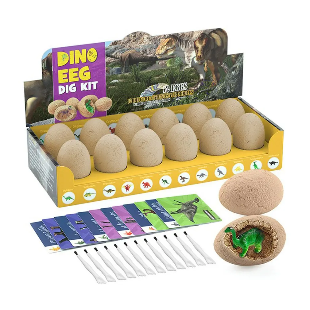 

DinosaurDigging Eggs Toy Dinosaur Egg Archaeological Excavation Educational Creativity DIY Handmade Set Children's Day Gift