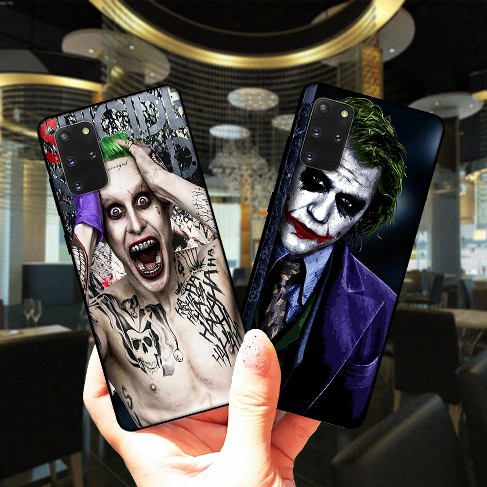 Темный рыцарь Джокер карта мягкий ТПУ Черный силиконовый чехол для Samsung Galaxy S20 S10 S9