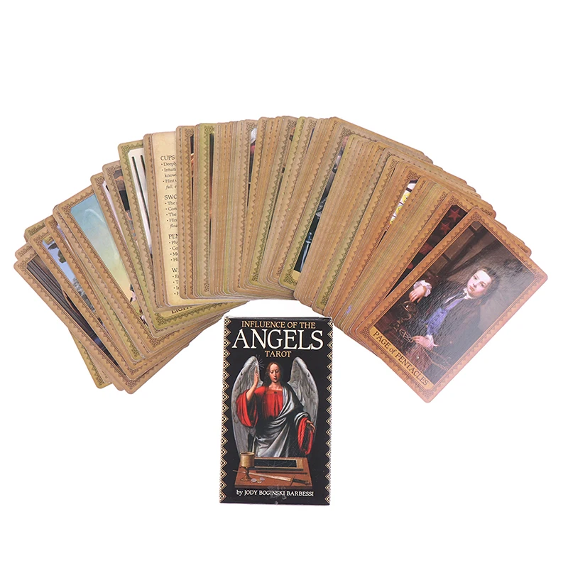 

78 шт., бумажные карты-покеры с изображением ангелов