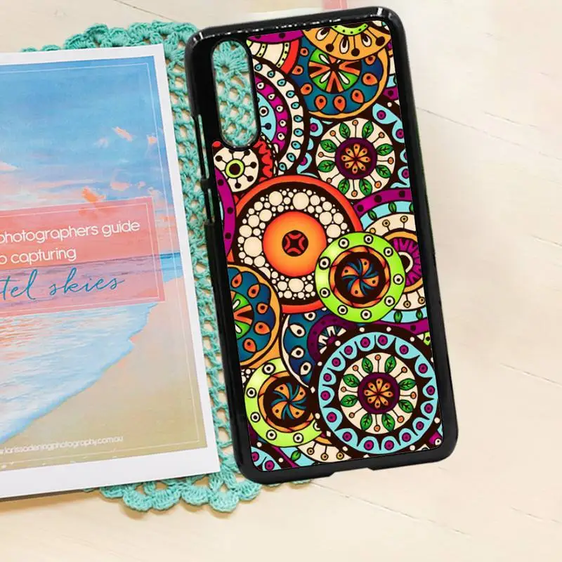 

MANDALA art pattern luxury brand shell Phone Case PC for iPhone 11 12 pro XS MAX 8 7 6 6S Plus X 5S SE 2020 XR