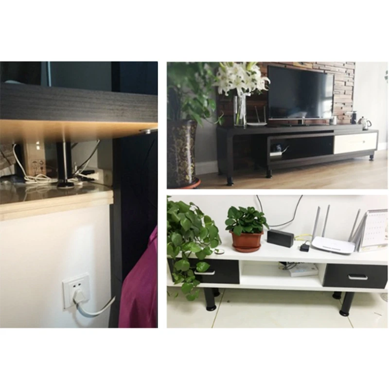 WSFS Горячая 4 шт Регулируемая по высоте мебель ножки из нержавеющей стали стол