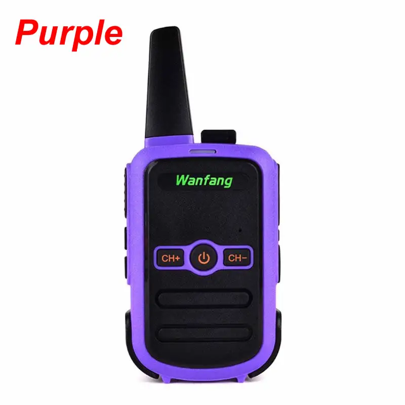 Purple Портативная рация профессиональная мини цветная ультра-тонкая Ультра-маленькая USB Прямая зарядка 95AF - Цвет: Purple