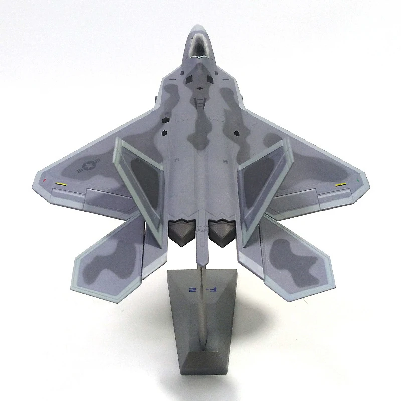 1/72 масштаб сплава Истребитель F 22 ВВС США самолета F22 Raptor модели игрушки Для детей
