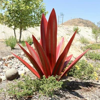mental red tequila agaves perfect for garden lawn ornaments garden figurines for outdoor patio yard tn99
