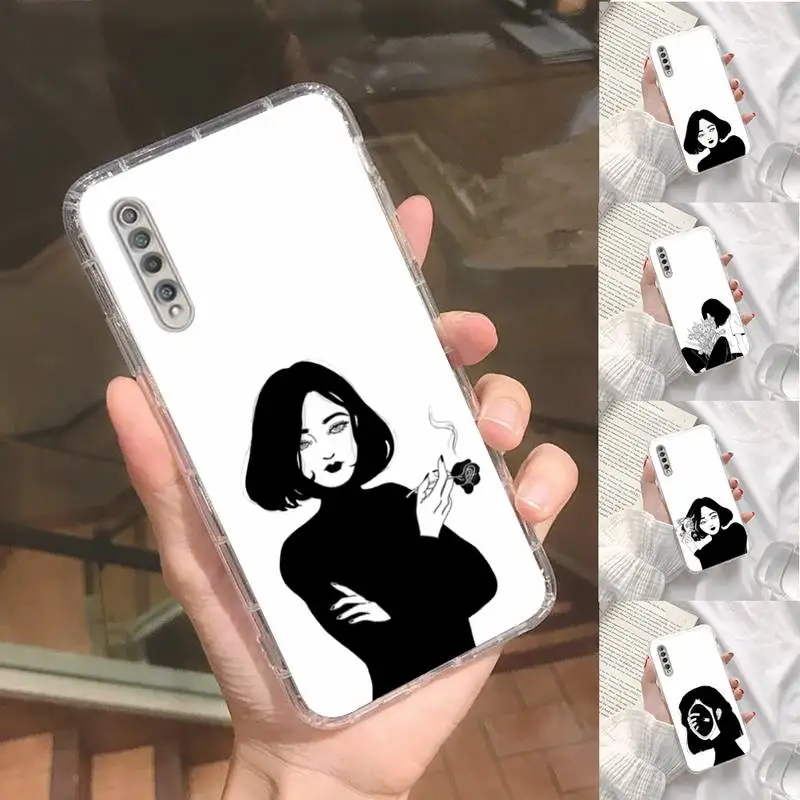 

Comic style art personality Phone Case Transparent For Xiaomi Redmi note 3 9 7 4 8 8T 10 CC9E 11ULTRA T lite PLAY pro 4G 5G