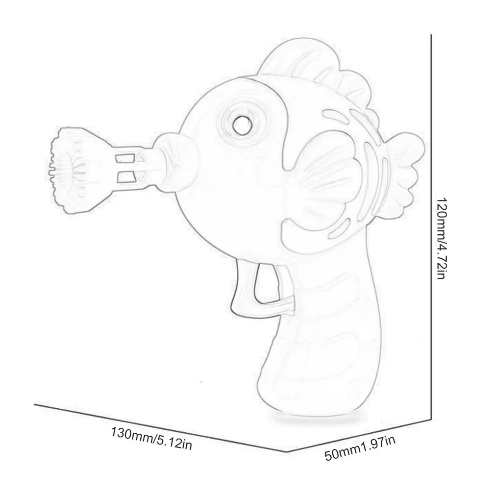 

Manual Soap And Water Bubble Machine Cute Fish Children's Toy Birthday Gift Summer Gift For Boys And Girls