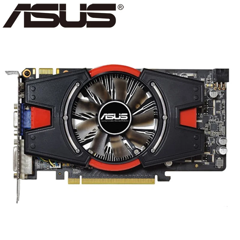

Видеокарта ASUS GTS 450, 1 Гб, бит, графические карты для nVIDIA Geforce GPU HDMI Dvi VGA, б/у карты GTS450