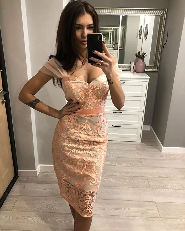 Женское вечернее облегающее платье золотистое синее бежевое Элегантное без