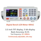 4091C 100 кГц LCR Настольный цифровой мостовой тестер Настольный LCR измеритель сопротивления емкости Измеритель индуктивности