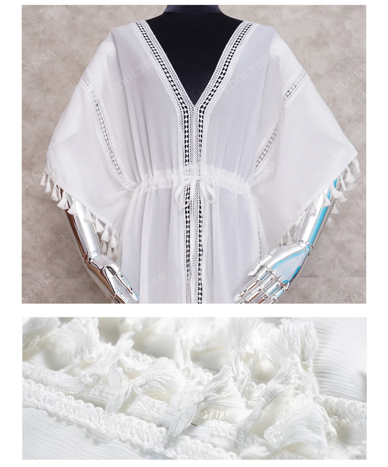 Пляжное платье, длинное, Пляжное, накидка, Vestido largo Verano Mujer, купальный костюм, накидка, Пляжное, саронг, халат de Plage, туника# Q939