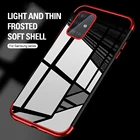 Чехол для Samsung A31, A12, прозрачный чехол с покрытием для телефона Samsung galaxy A51, A71, M21, M31, M30S, A21s, A30s, A50s, силиконовый чехол