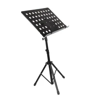 music stand portable professional collapsible adjustable metal tripod stand sheet with clip holder carrying bag
