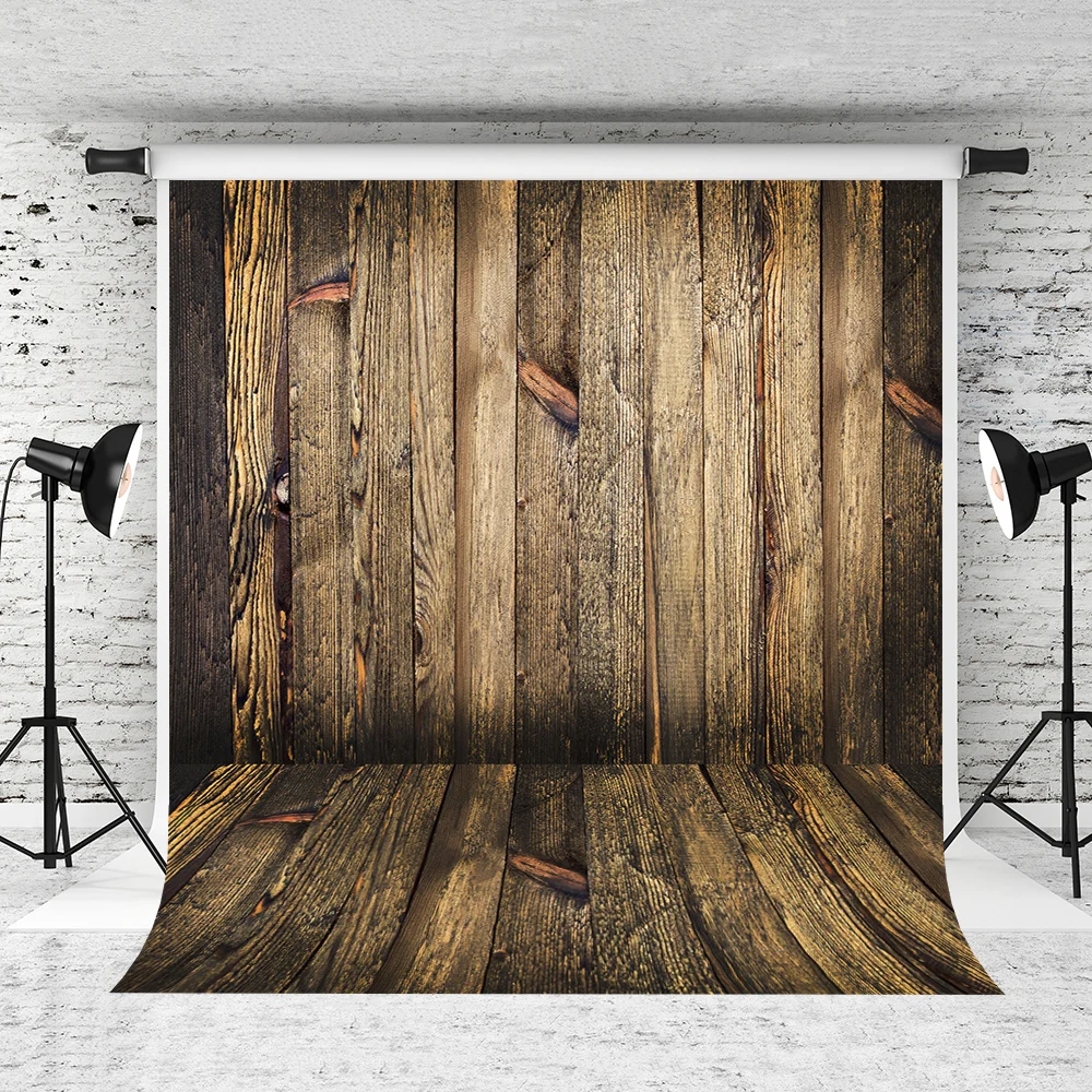 

VinylBDS Retro Wood Background Photography Backdrops Broken Wooden Photography Back Photographic Studio