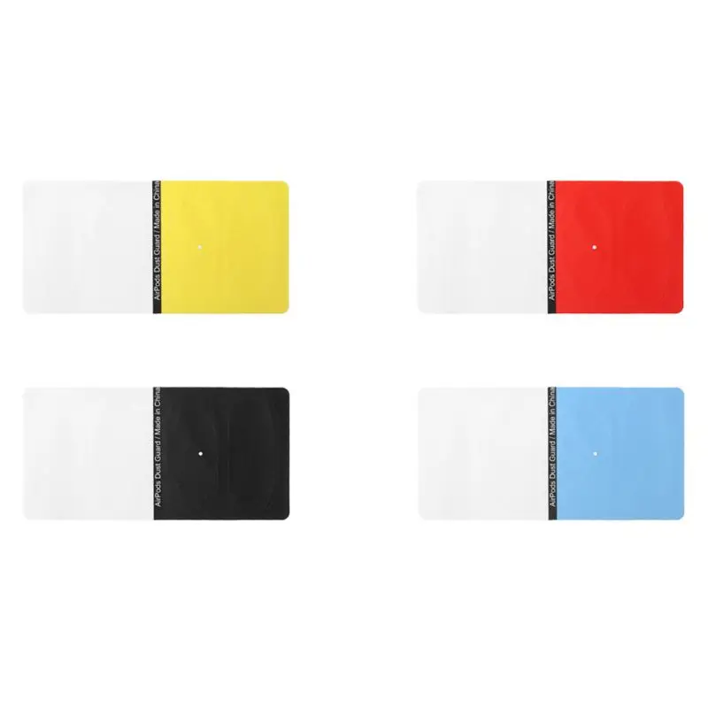 

2 Pairs Fashion Dust-proof Dust Guard sticker Cover Protection Sticker Film for airpods 1/2 Charging Box