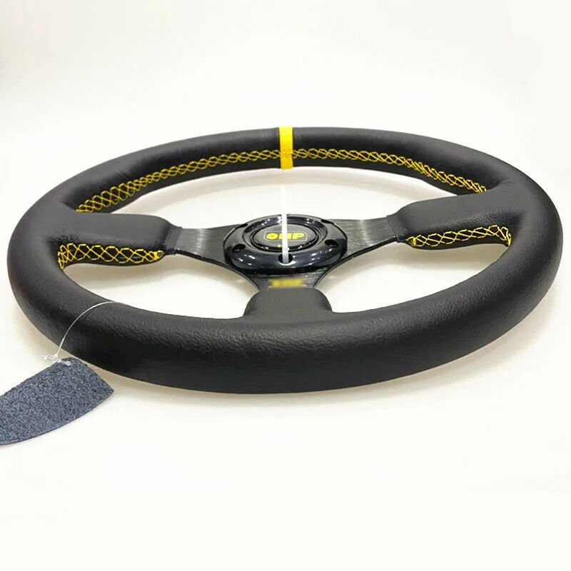 

Universal 13inch 330mm Racing Steering Wheel Auto Steering Wheel Sport leather Steering Wheel