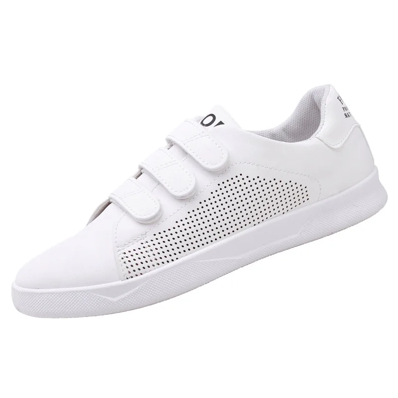 Мужские дышащие кроссовки красные черные белые высокого качества удобные