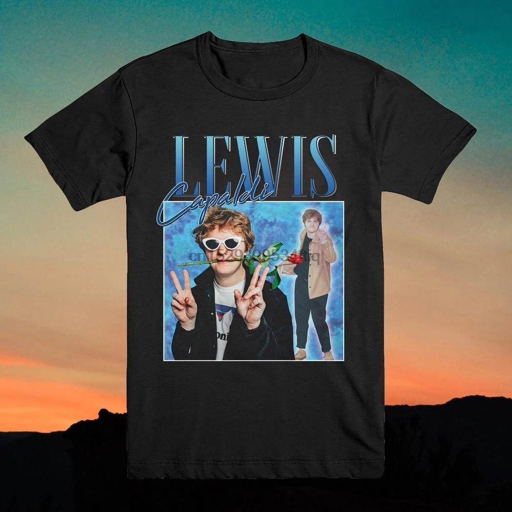 Футболка Льюиса Капальди Топ забавная винтажная Ретро 90 шотландская Легенда