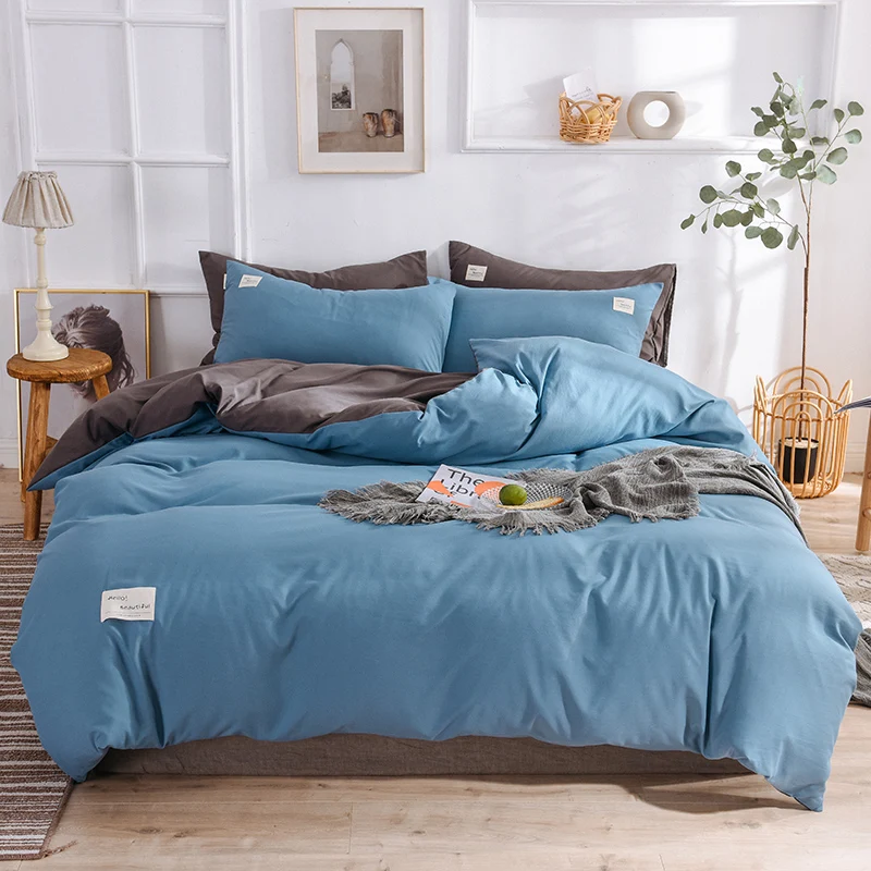 4 шт. простыня из промытого хлопка с имбирной темно-зеленой пастой | Дом и сад